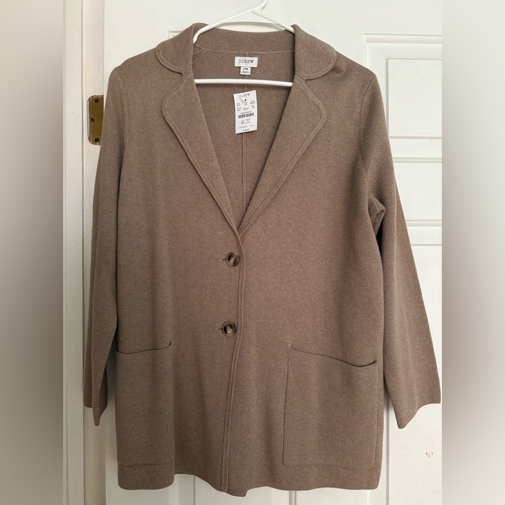 JCrew Tan Knit Sweater size PM